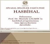 Hasbihal Programımıza Öğrencilerimiz Davetlidir
