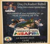 Doç. Dr. Kudret BÜLBÜL'den fakültemize ziyaret