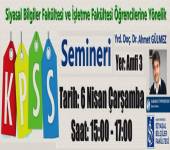 KPSS Semineri Düzenlendi