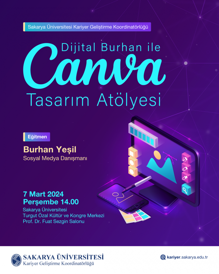 Dijital Burhan İle CANVA Tasarım Atölyesi Etkinliği