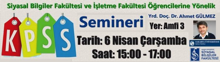 KPSS Semineri Düzenlendi